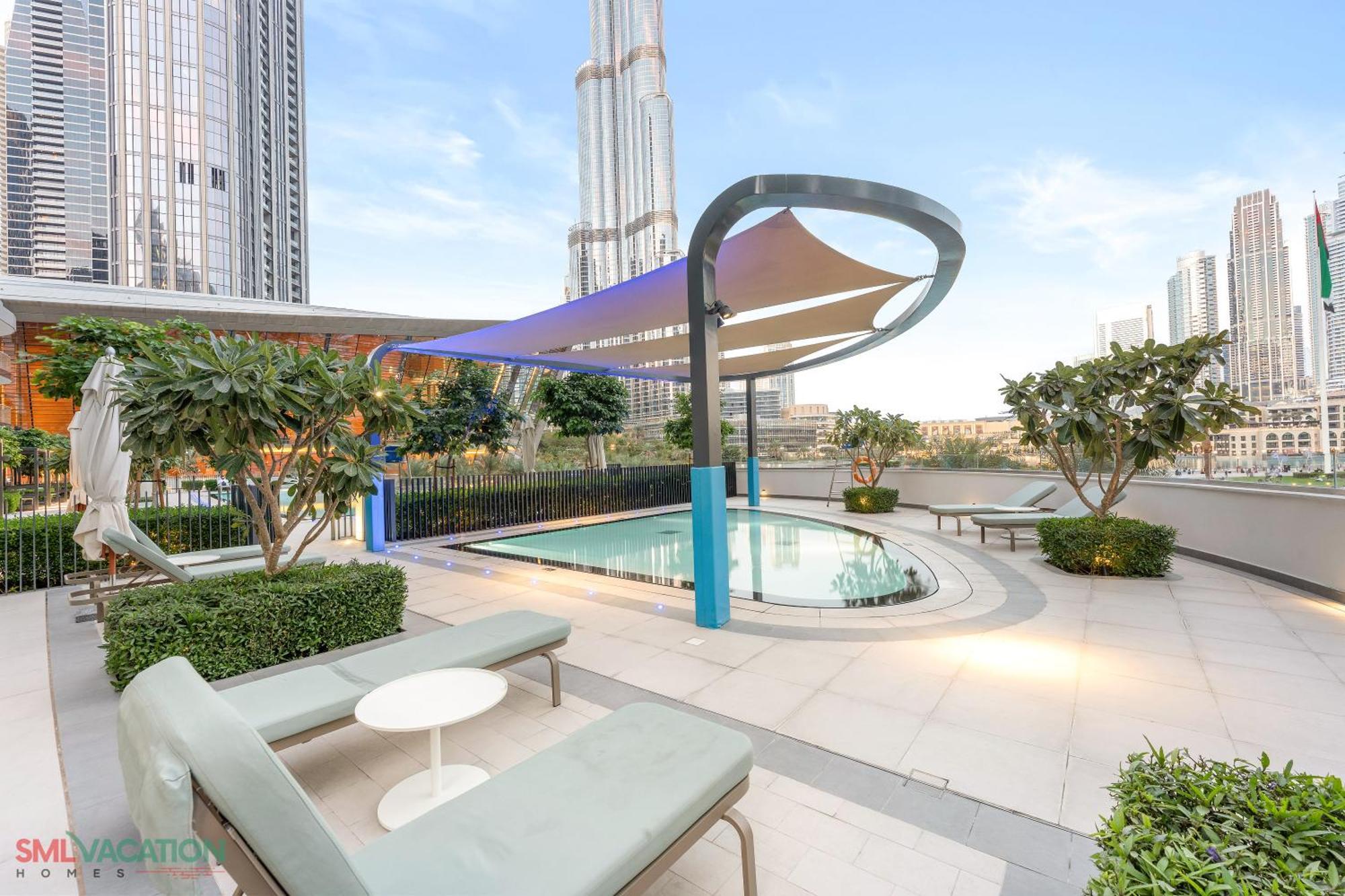 Sml Vacation Homes - Sky High Apartments With Burj Khalifa And Dubai Fountain Views At Grande Signature, Downtown Dubai Exteriör bild
