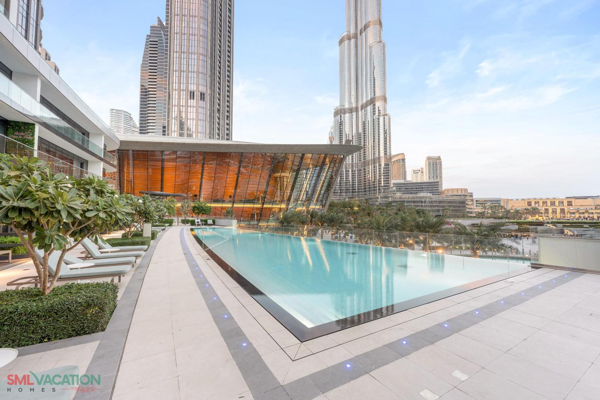 Sml Vacation Homes - Sky High Apartments With Burj Khalifa And Dubai Fountain Views At Grande Signature, Downtown Dubai Exteriör bild