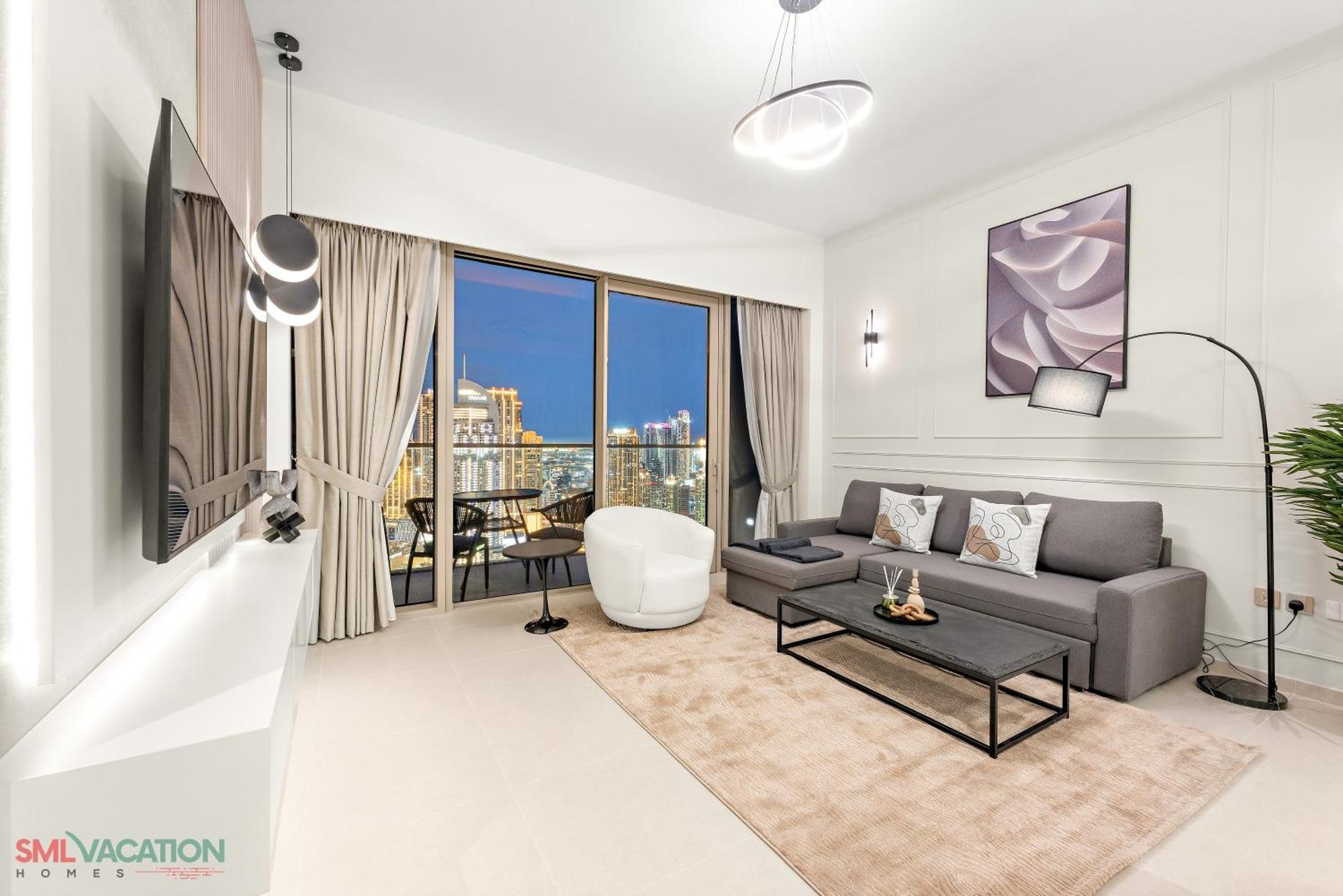 Sml Vacation Homes - Sky High Apartments With Burj Khalifa And Dubai Fountain Views At Grande Signature, Downtown Dubai Exteriör bild