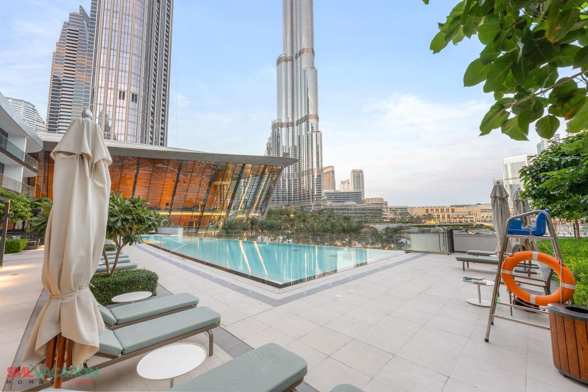 Sml Vacation Homes - Sky High Apartments With Burj Khalifa And Dubai Fountain Views At Grande Signature, Downtown Dubai Exteriör bild