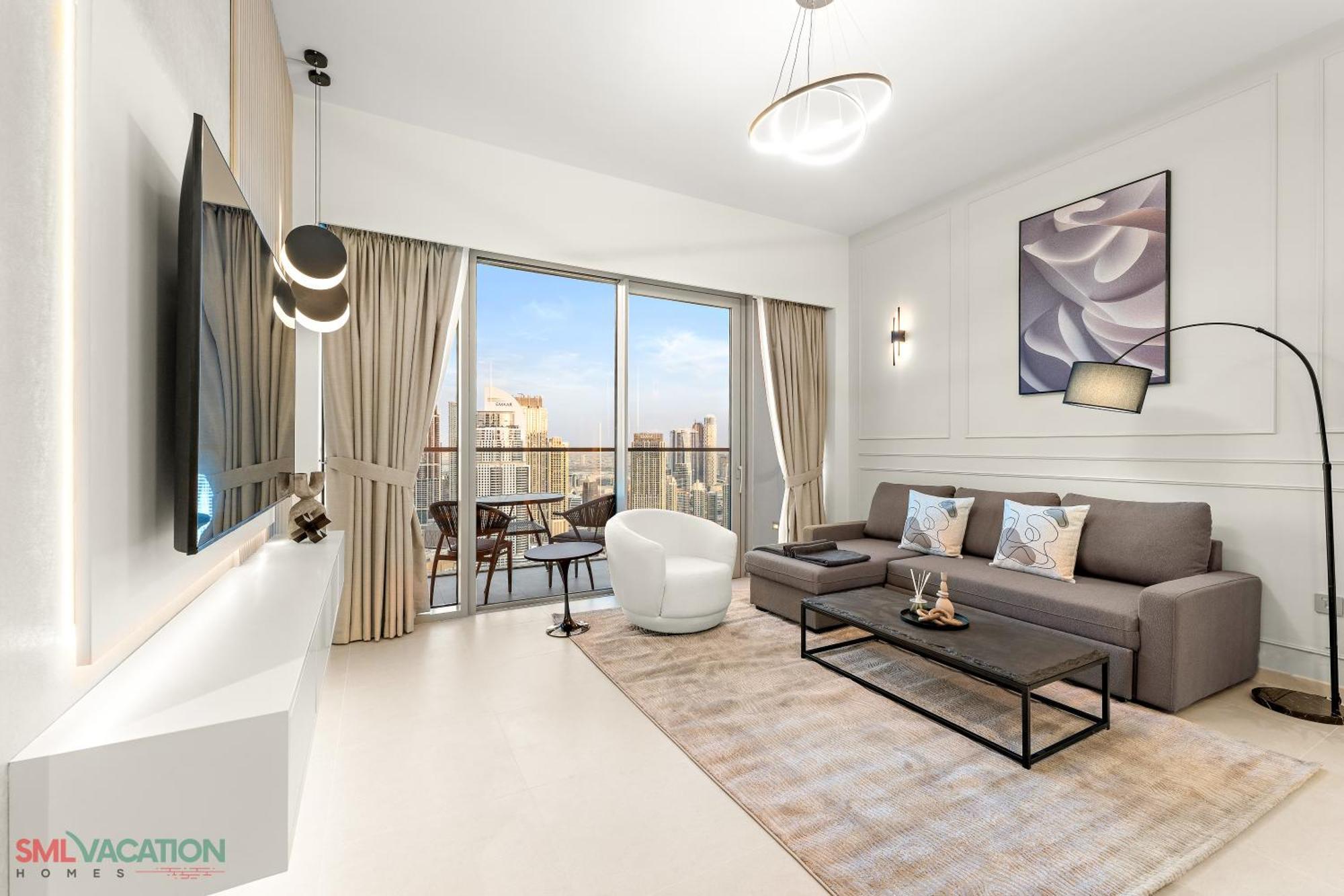 Sml Vacation Homes - Sky High Apartments With Burj Khalifa And Dubai Fountain Views At Grande Signature, Downtown Dubai Exteriör bild