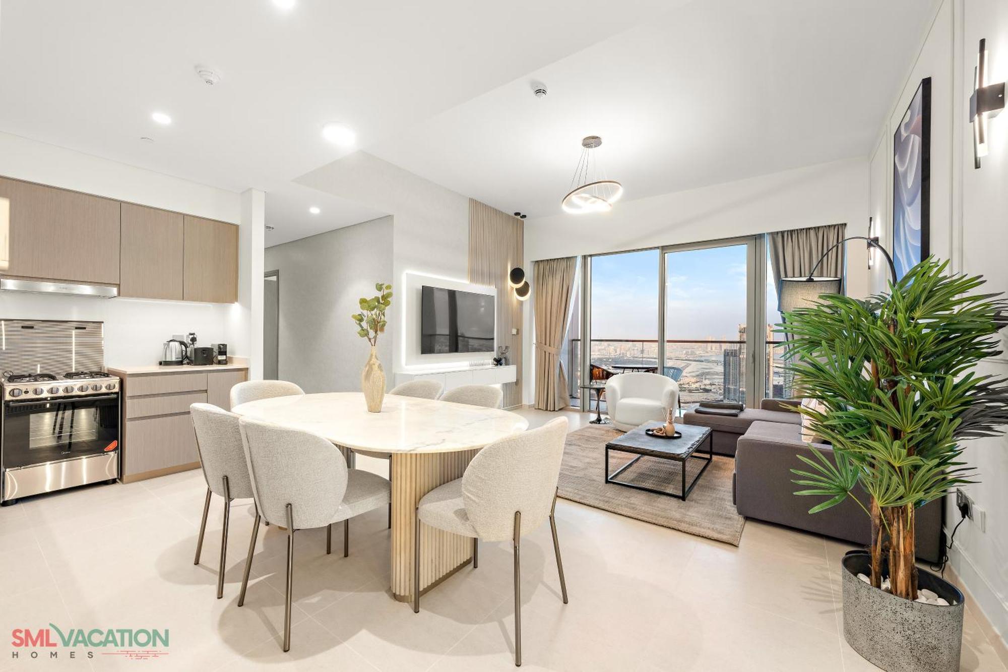 Sml Vacation Homes - Sky High Apartments With Burj Khalifa And Dubai Fountain Views At Grande Signature, Downtown Dubai Exteriör bild