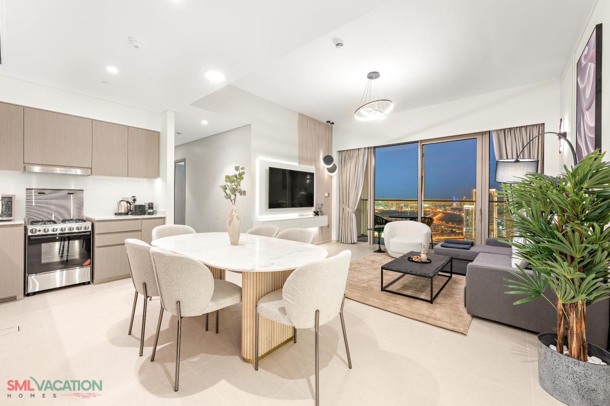 Sml Vacation Homes - Sky High Apartments With Burj Khalifa And Dubai Fountain Views At Grande Signature, Downtown Dubai Exteriör bild