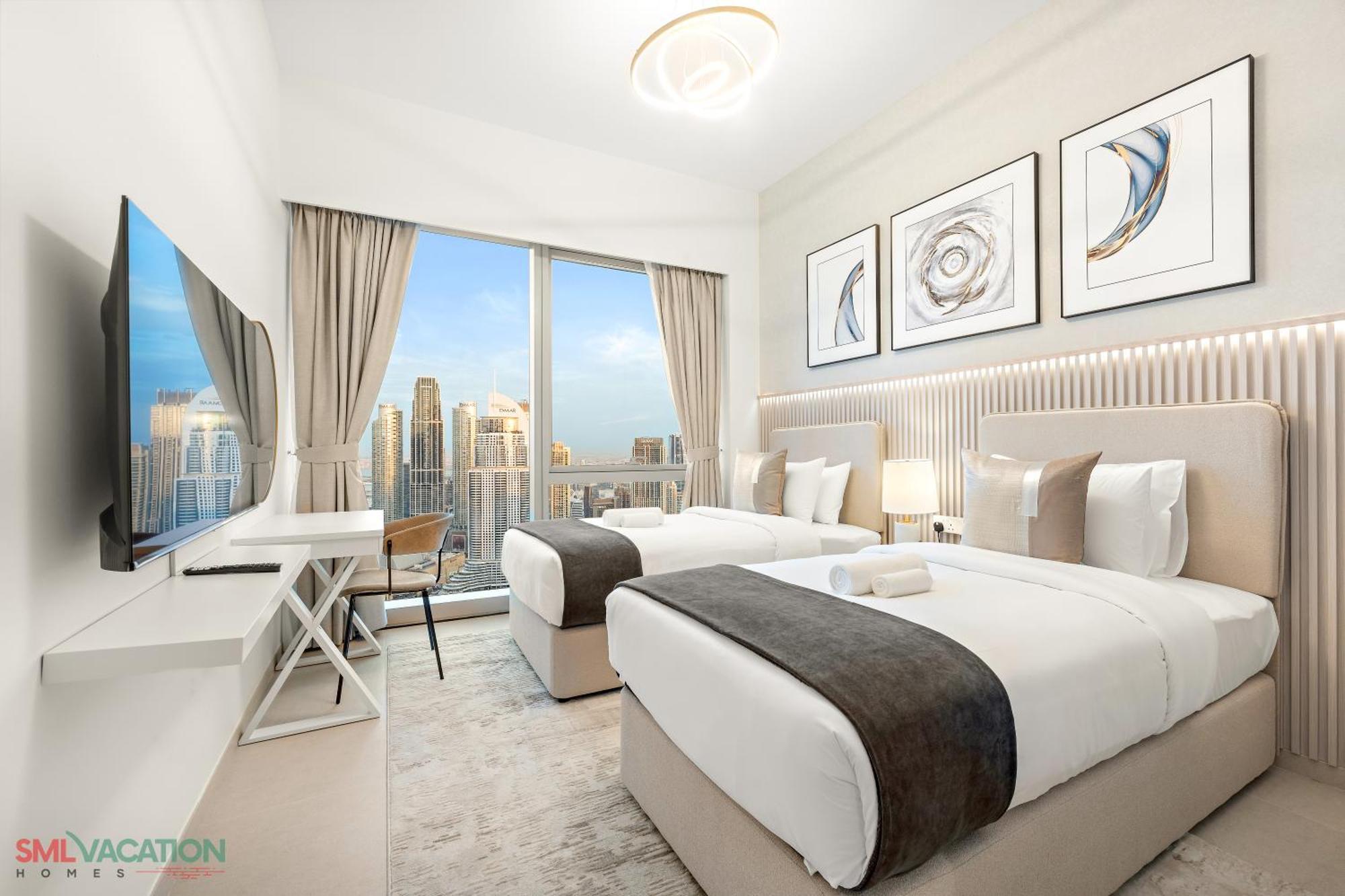 Sml Vacation Homes - Sky High Apartments With Burj Khalifa And Dubai Fountain Views At Grande Signature, Downtown Dubai Exteriör bild